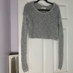 Hollister cropped sweater